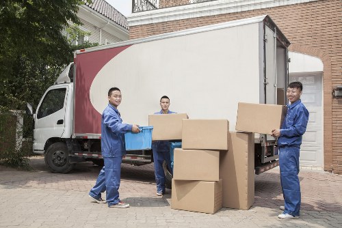 Furniture removals planning in Haringey on a residential street