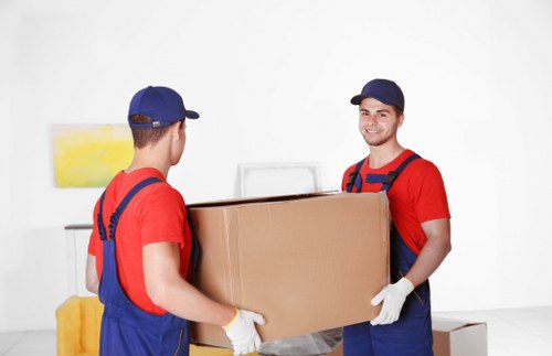 Removal team helping with a residential move in Haringey