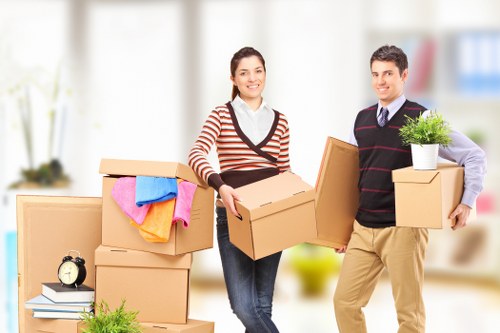 House removalists in Haringey loading furniture into a moving van