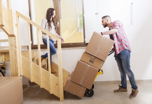 Household items being loaded for removal services in Haringey