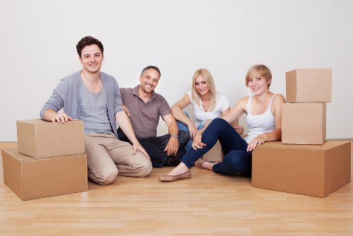 Packing supplies and boxes prepared for a home move in Haringey